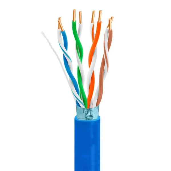 Manufacturer Cat5e Cable F/UTP Indoor PVC LSZH PE 24 AWG 4 Pairs 305M 200FT