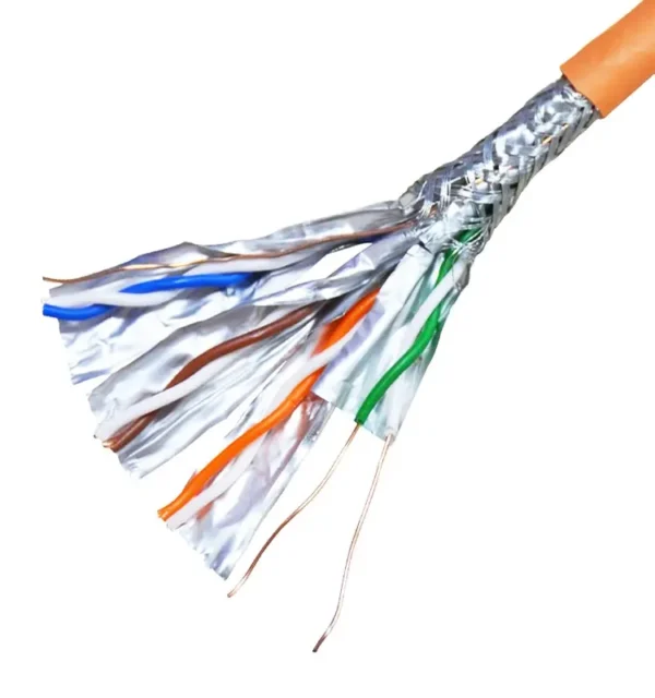 High Quality Cat7A Cable SF/UTP Bulk PVC LSZH PE 23AWG 4Pairs 305M 200FT 1000FT OEM / ODM - 图片 4