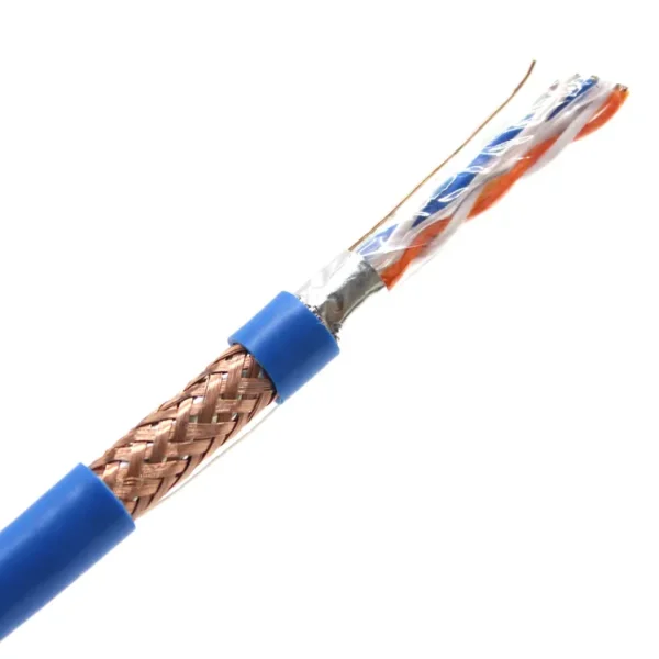 High Quality Indoor Cat6A Cable SF/UTP Bulk PVC LSZH PE 23AWG 4 Pairs 305M 200FT 1000FT OEM / ODM - 图片 3